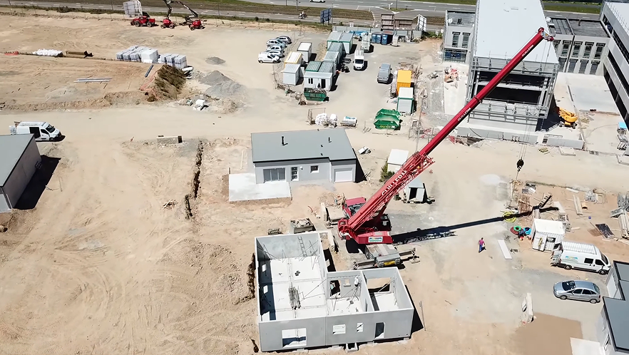Chantier de construction de maison