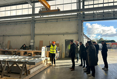présentation de la fabrication d'une maison en béton armé
